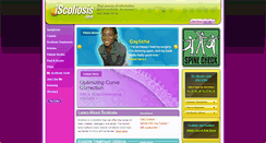 Desktop Screenshot of iscoliosis.com