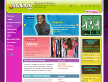 Tablet Screenshot of iscoliosis.com